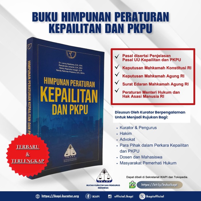 

Produk Terbaru (Ikapi) Himpunan Peraturan Kepailitan Dan Pkpu Cod