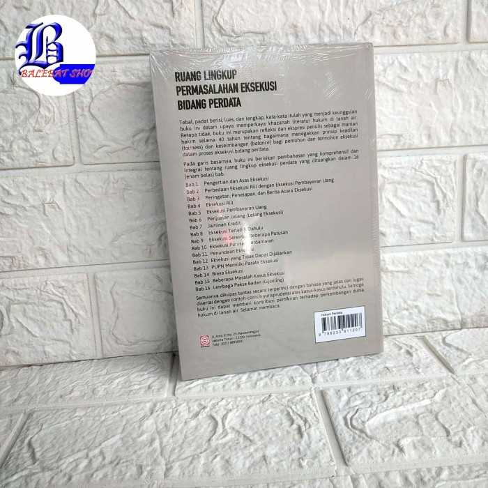 

Promo Buku Ruang Lingkup Permasalahan Eksekusi Bidang Perdata Edisi Kedua M. Yahya Harahap S.H.