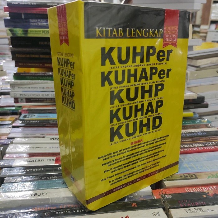 

Viral Kitab Lengkap Kuhper Kuhaper Kuhp Kuhap Dan Kuhd Promo Packing Aman