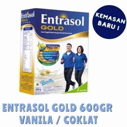 

(BestSeller) SUSU ENTRASOL GOLD 580gr coklat / vanila atau KEMASAN BARU 560gr