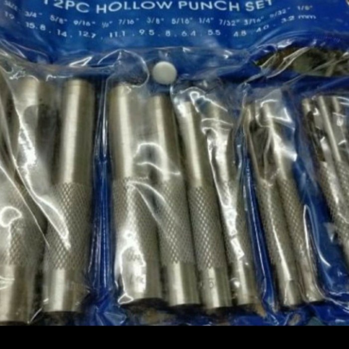 

Jual [READY] Hollow punch set/alat pembolong set 12pcs 3-19mm