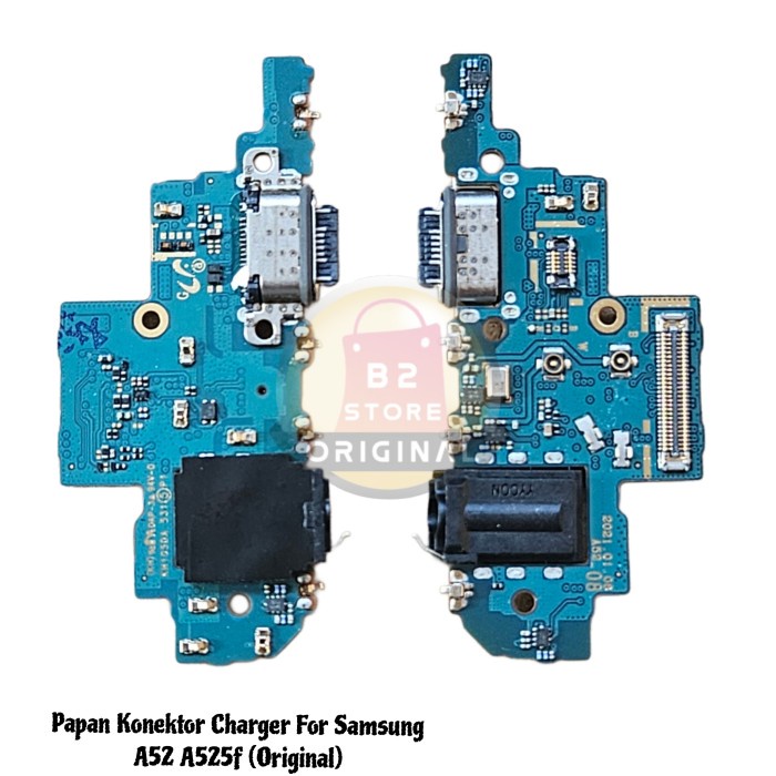 TOP CONNECTOR PAPAN CAS PCB CHARGER SAMSUNG GALAXY A52 / A52S ORIGINAL -