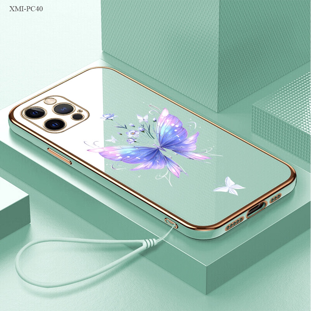 Casing Hp Untuk Xiaomi Poco F7 F6 F5 F4 F3 F1 GT Lokal Stock Send Lanyard Case Cassing Kupu 2896