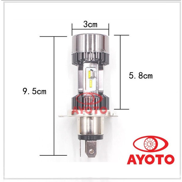 Lampu LED Mobil AYOTO A2-H4 Original