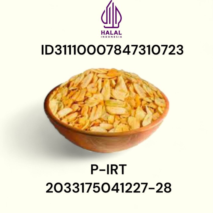 

bawang putih goreng 500 gram