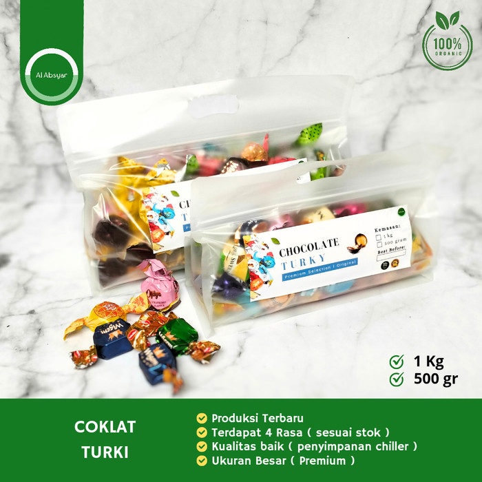 

Coklat Arab 1kg mix Turki Premium Cokelat Oleh Oleh Haji Umroh Murah