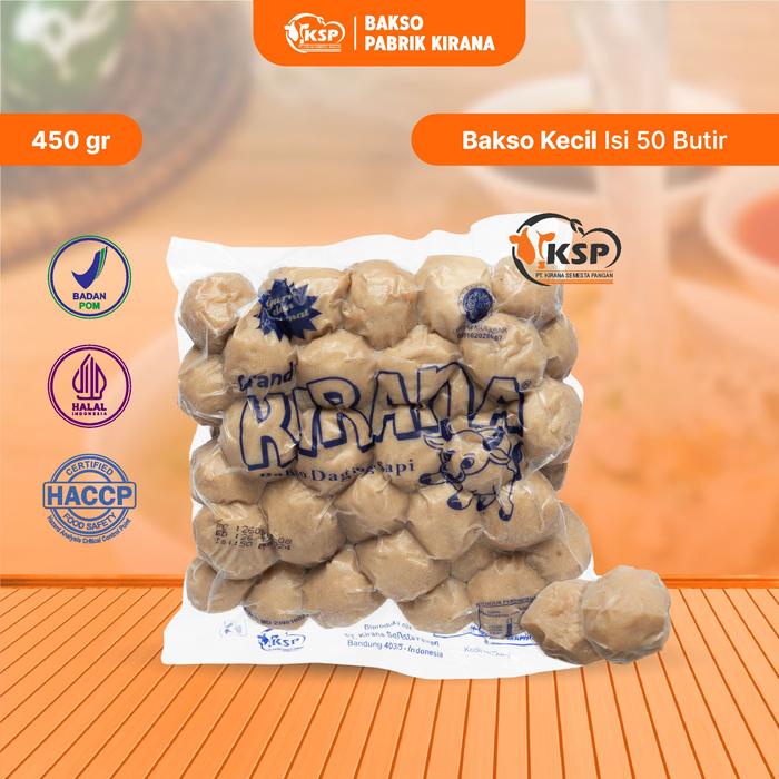 

Kirana Bakso Ukuran Kecil Isi 50 Butir Berat 450 Gram Food Frozen Makanan Daging