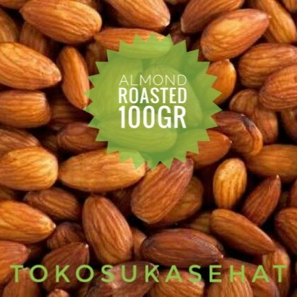 

Almond Roasted Organic -100gr ( Kacang Almond Panggang )