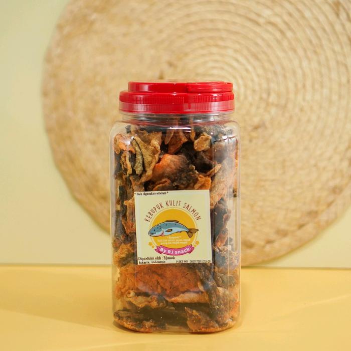 

Kerupuk Kulit Ikan Salmon Rasa Balado Toples Jumbo 250gr Cemilan Kriuk Cruncy