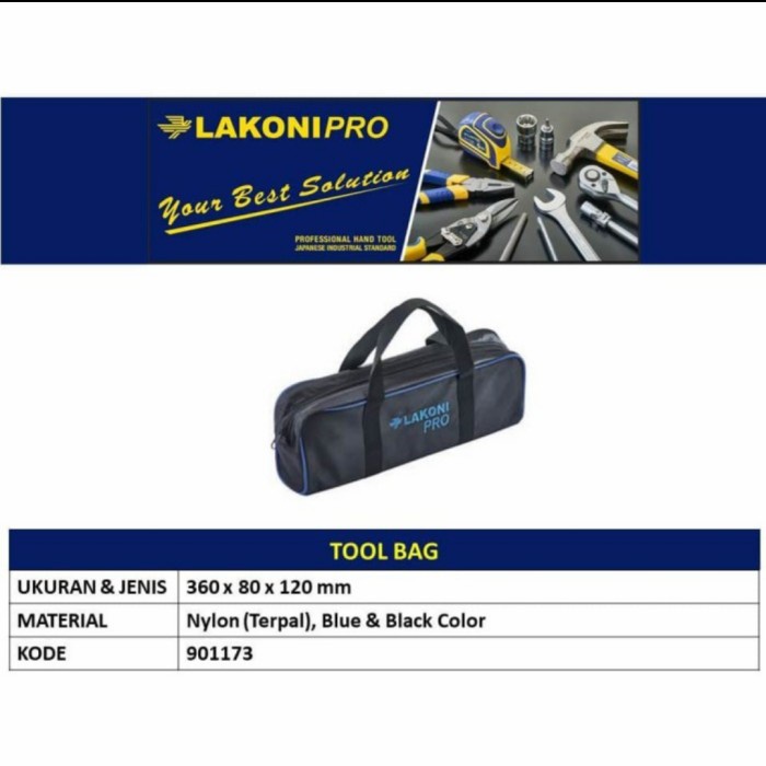 Ready!! LAKONI PRO Tool Bag terpal / tas peralatan LAKONI PRO