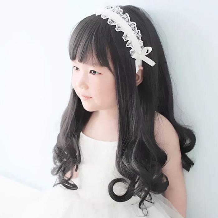 PREMIUM VENSEA - Wig Rambut Palsu Anak Perempuan / Wig Anak / Aksesoris Rambut Bayi Anak Perempuan