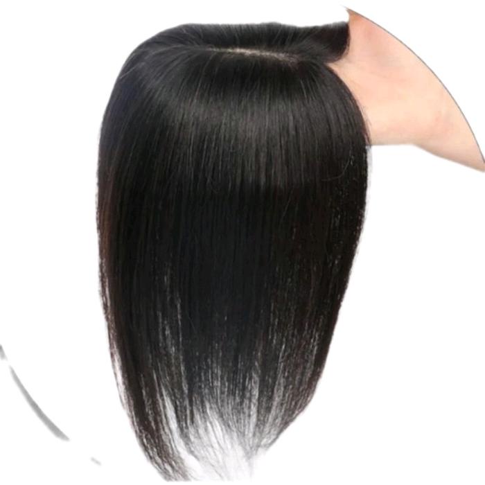 PREMIUM WIG TOUPEE WANITA/WIG PENAMBAH VOLUME/WIG PENUTUP UBAN WANITA 30-35 CM