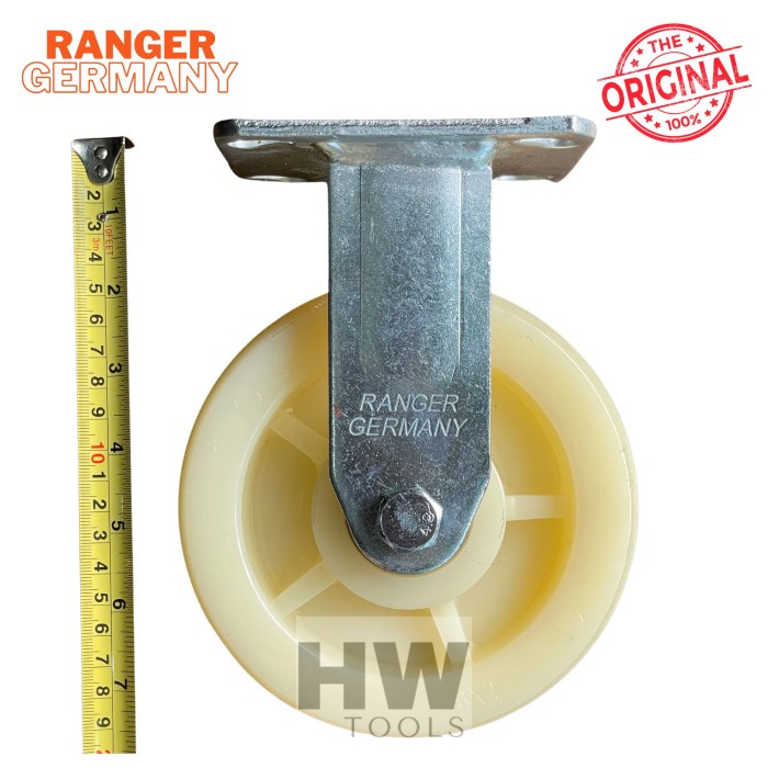 Roda Nylon Heavy Duty 6" Wheel Only 6 Inch Nilon Trolley Etalase Lori {Ready High Quality Best