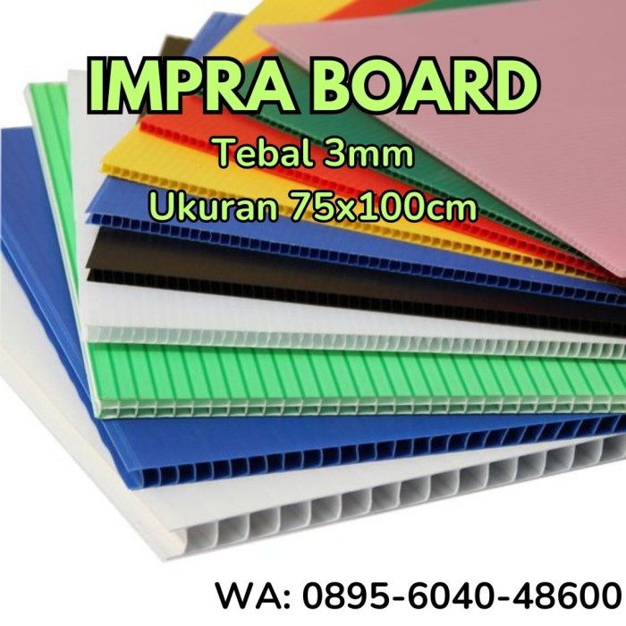 

TERLARIS! Impra Board / Infra Board 3mm 75x100cm / Impraboard / Infraboard