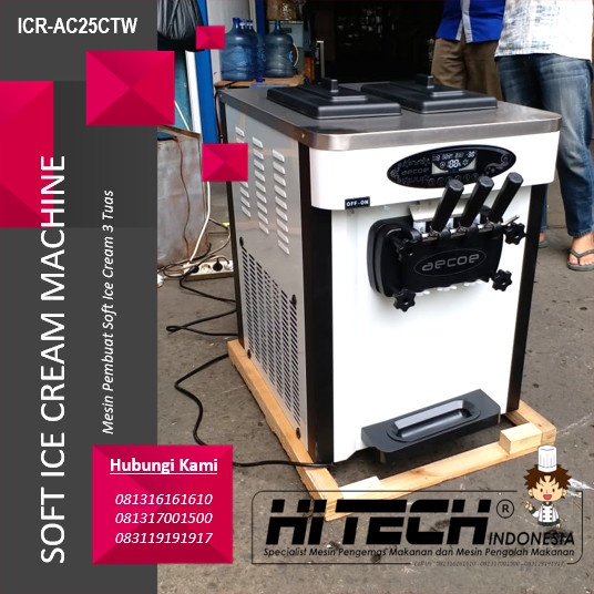 

Sale Terbatas Soft Ice Cream Aecoe Icr-Ac25Ctw Mesin Soft Es Krim Icr - Ac25Ctw Aman