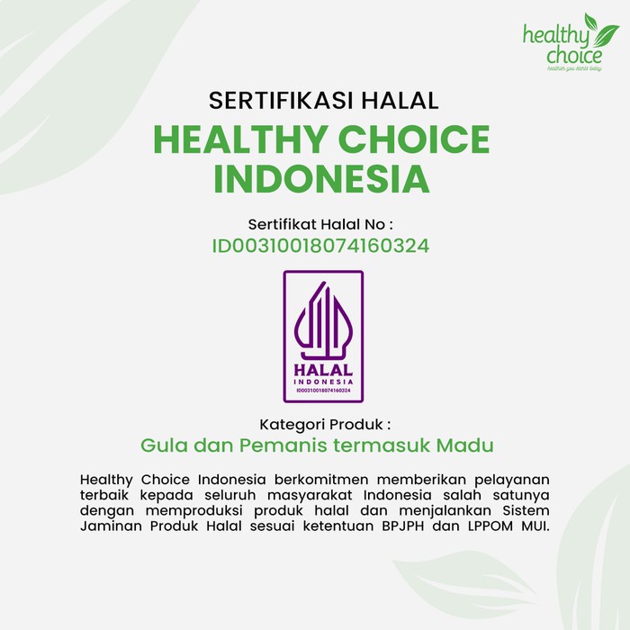 

Promo Terbatas Healthy Choice Honey (Madu Alam) Madu Kesehatan Madu Alami Aman