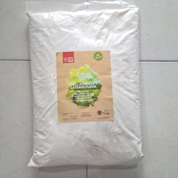 

Ladang Lima - Tepung Singkong Gluten Free Serbaguna ( Mocaf ) 5KG