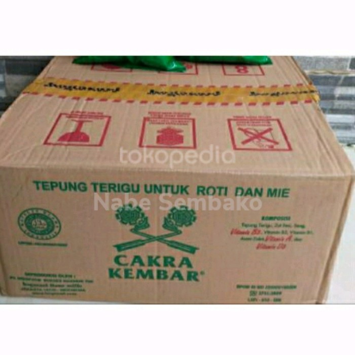 

Terigu Cakra Kembar 1Kg perdus 12 pcs khusus ekpedisi reguler