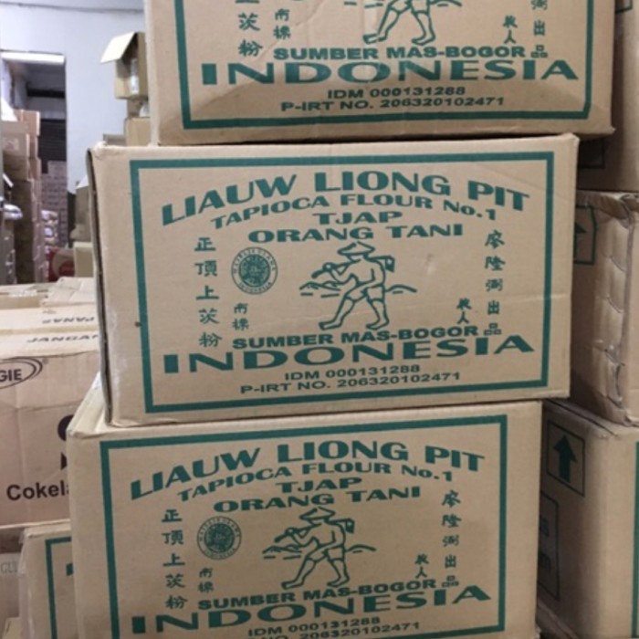 

Sagu Liong Pit 1dus 1/2 kg 20 bungkus / Sagu Tani Liongpit 500g / Sagu