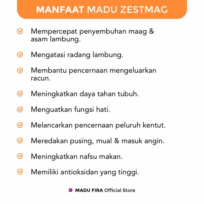 

Sale Terbatas Madu Zestmag 280Gr - Membantu Atasi Maag Dan Asam Lambung Paket 2 Botol Aman