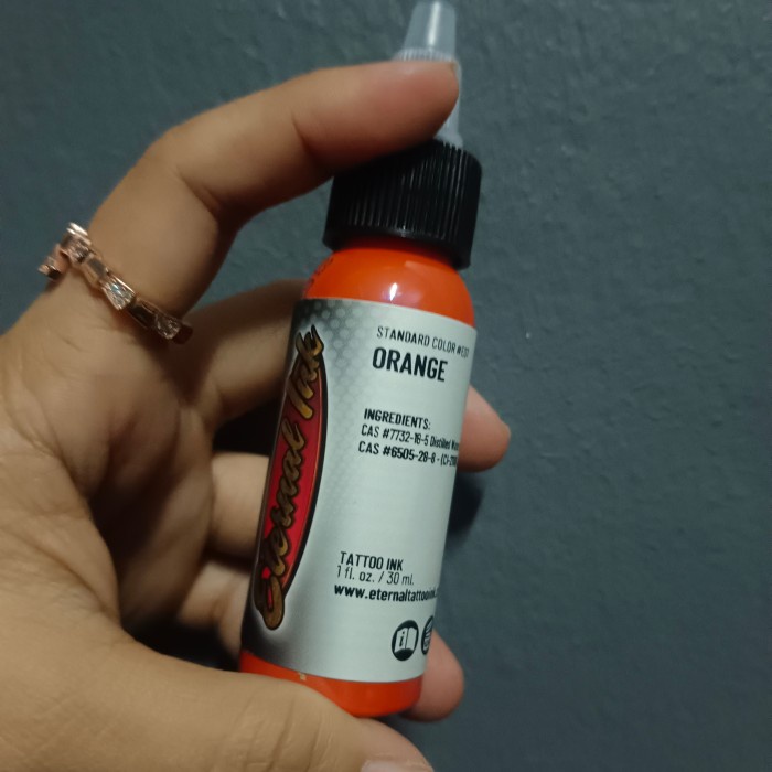 

Produkk baruu! Eternal Ink Orange 1oz - tinta tattoo