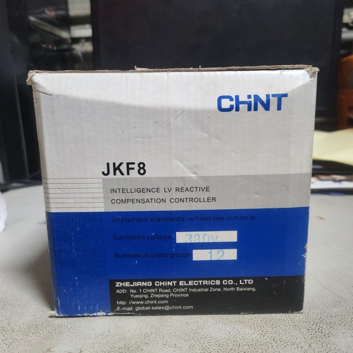 CHINT JKF8 380V 507002. REGULATOR 12STEP POWER FACTOR CONTROLLER.
