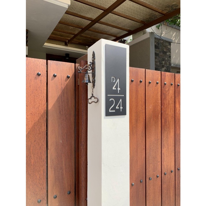 

EKSLUSIF Nomor Rumah Akrilik Modern Minimalis Papan Alamat Custom Goovi Ink