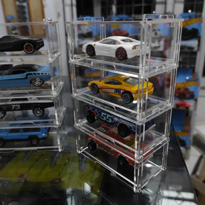

TERBAIK display diecast hotwheels matchbox tomica bahan akrilik tanpa lem baud