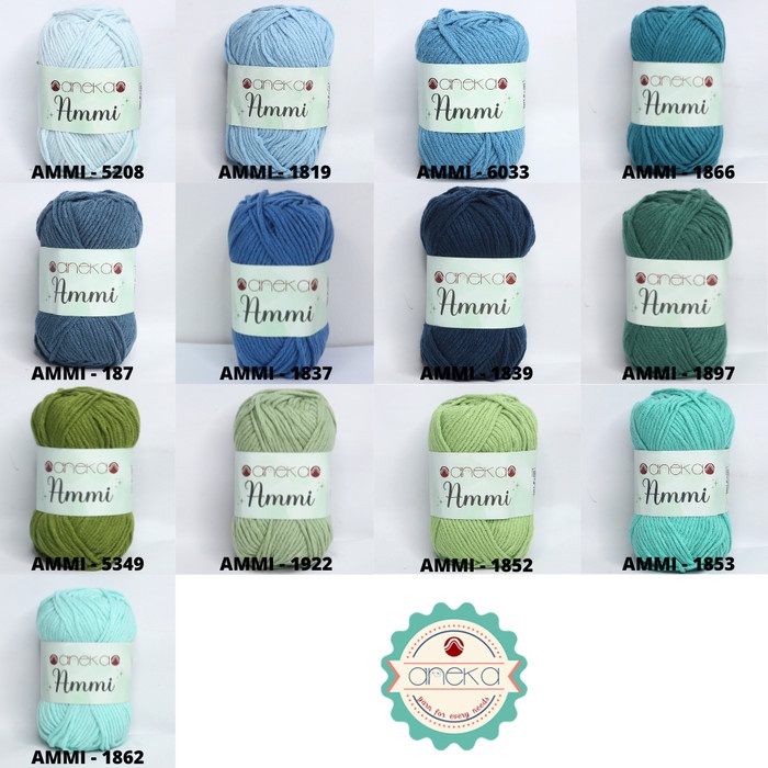 

KOMPLIT KATALOG - Benang Rajut Ammi / 100% Acrylic / 6 Ply Akrilik - 2
