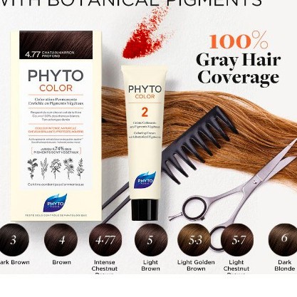 Phyto Phytocolor Ammonia-Free and Permanent Botanical Hair Color Murah
