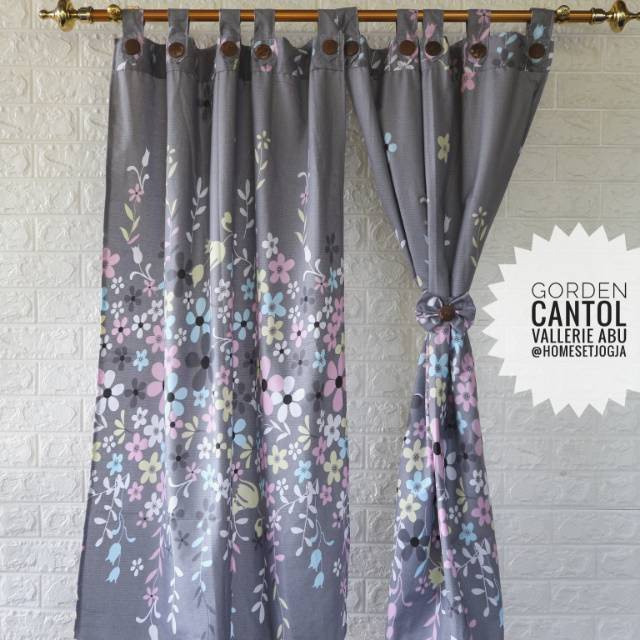 Gorden Curtain Panjang Multifungsi Tebal Kolong Dapur Hordeng G2D0 Pintu Blackout Termurah Ruang Tam
