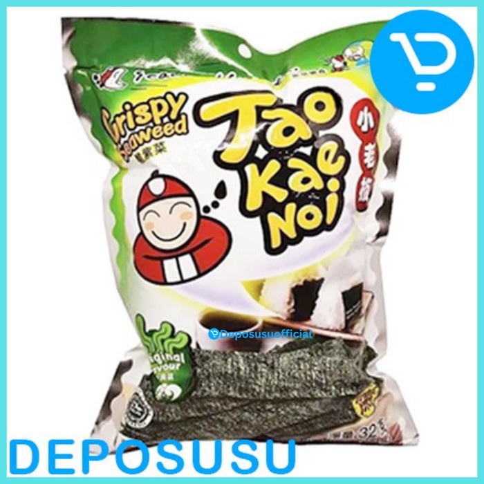

JTTOP" TAO KAE NOI CRISPY SEAWEED RUMPUT LAUT KRISPI TAOKAENOI 32G