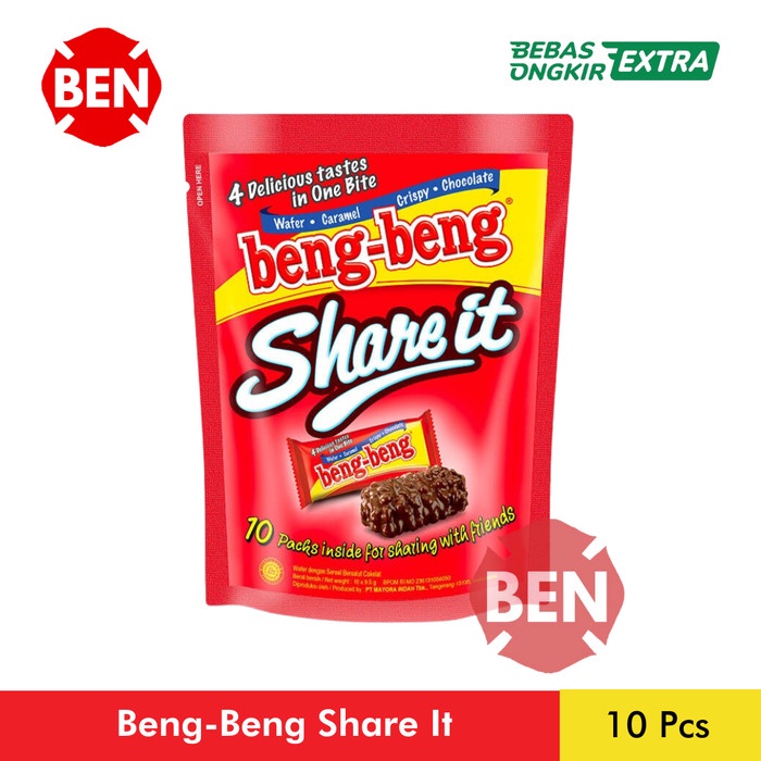 

JTTOP" BENG-BENG SHARE IT 1 BAG POUCH 10 X 9,5G BENG BENGBENG KECIL MINI 9,5