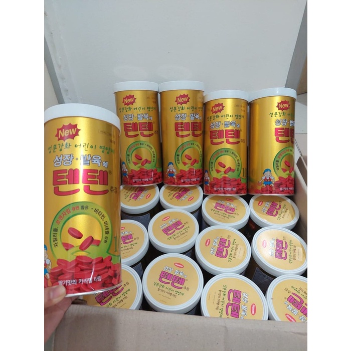 

JTTOP" TENTEN CHEWABLE TABLET VITAMIN KOREA ISI 120 PCS GROWTH VIT