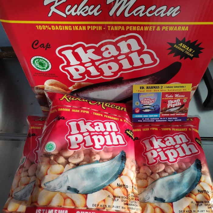 

JTTOP" AMPLANG KUKU MACAN CAP IKAN PIPIH 400GR HARMAS SAMARINDA
