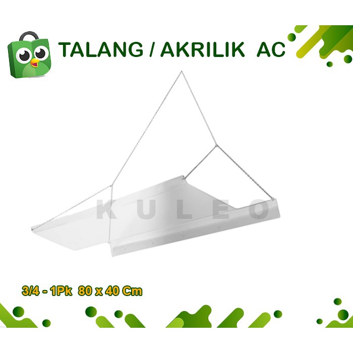 

MURAH Talang AC / Akrilik AC 1 PK / AC Reflector / Penahan Angin 1PK