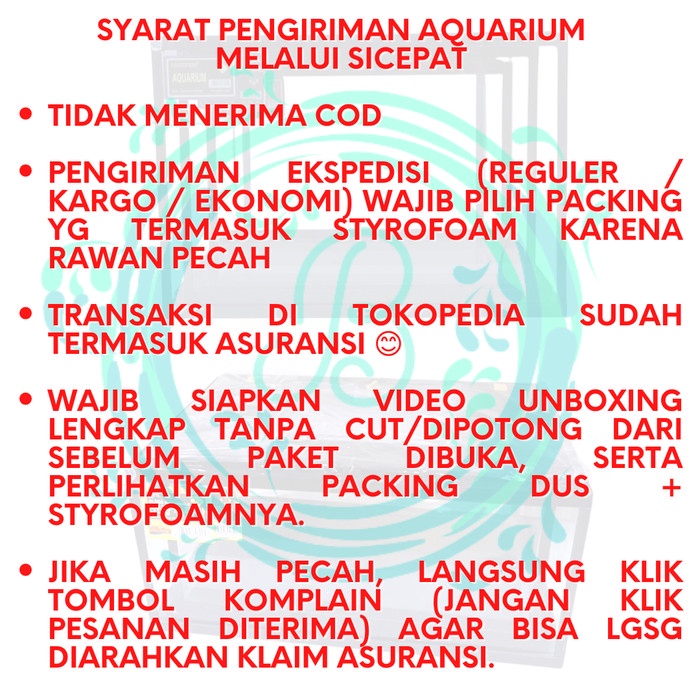 

NEW Aquarium Reptile Nikita Pendek dan Tutup S M L Kandang Reptil Akrilik