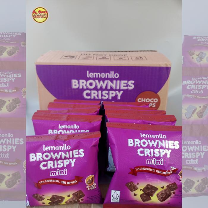 

JTTOP" LEMONILO BRONIES CRISPY BROWNCHIPS 1 RENCENG ISI 10