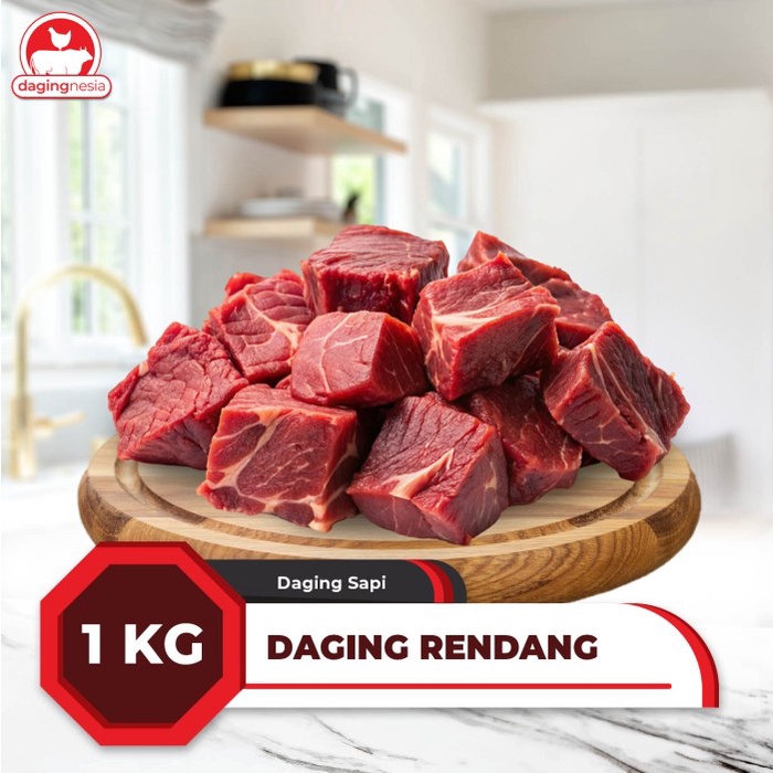

Daging Sapi Potongan Rendang Premium Quality - 1kg