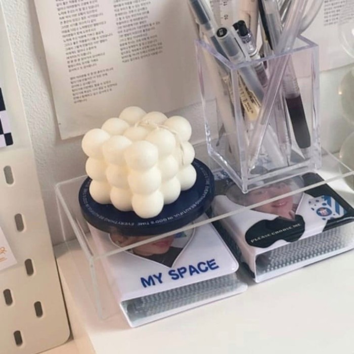 

LIMITED EDITION Rak Dinding Akrilik Tempel - Rak Ambalan Bening