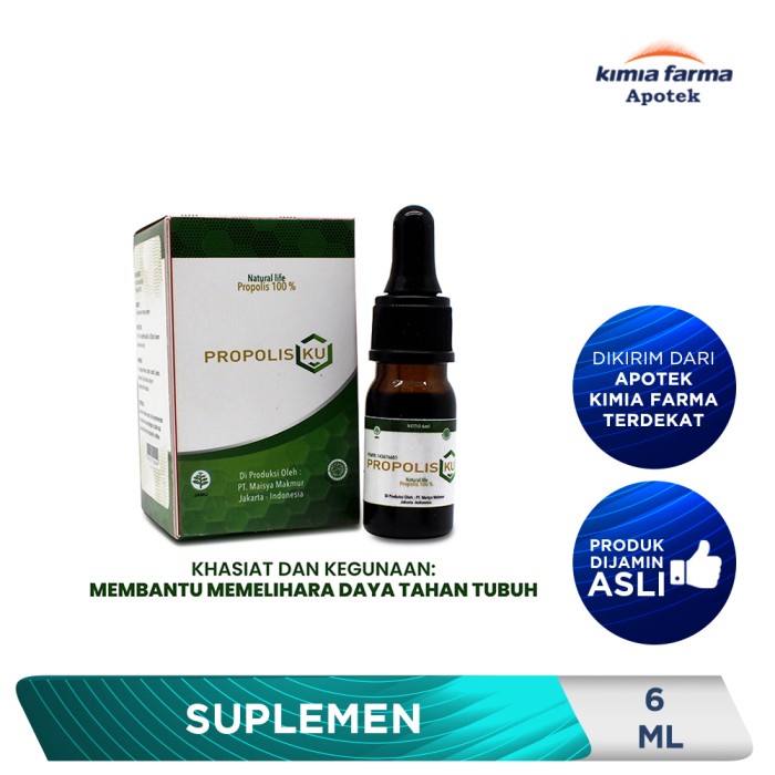 

Sale Terbatas Propolisku 6 Ml / Propolis / Kimia Farma Aman