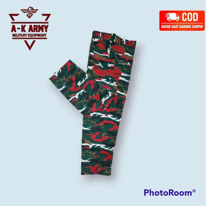 JTTOP" KEMEJA LASKAR MERAH PUTIH - SERAGAM PDL LASKAR MERAH PUTIH - CELANA CARGO