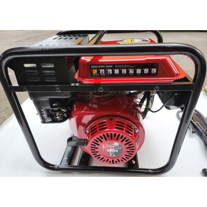 MESIN LAS GENERATOR GENSET REDFOX RFW 160 A BENSIN
