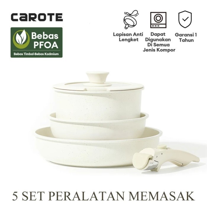 carote granit putih anti lengket . panci carote