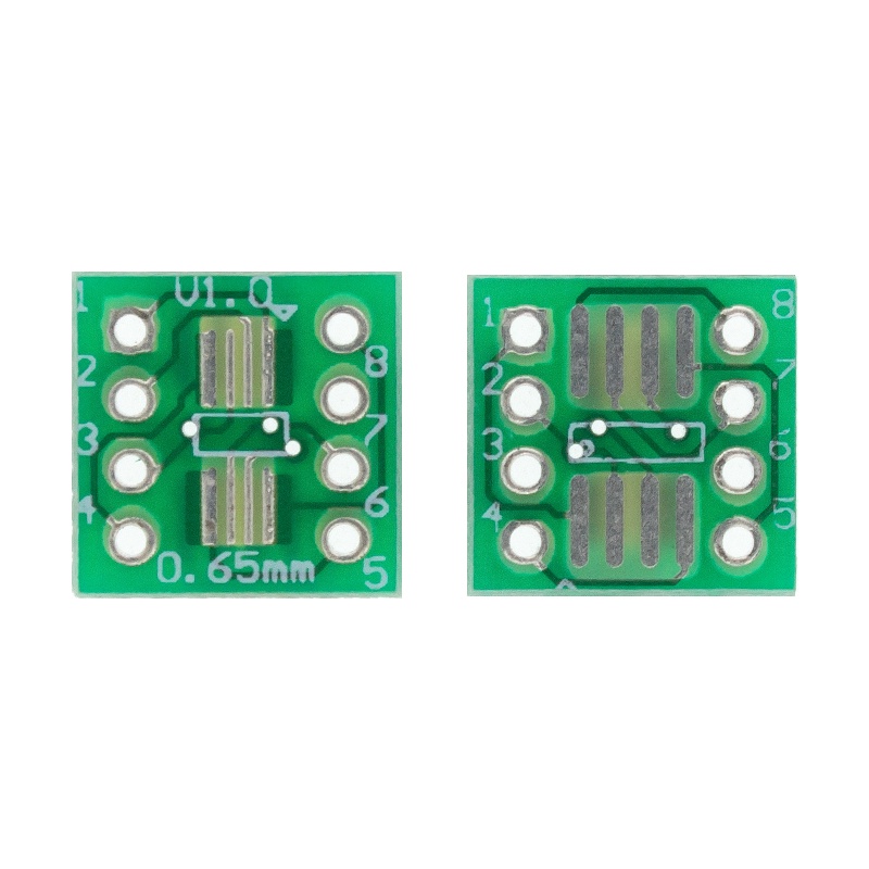 10Pcs/Lot Sop8 Msop8 Soic8 Tssop8 Sop8 Turn Dip8 Ic Adapter Socket Adapter Plate Pcb