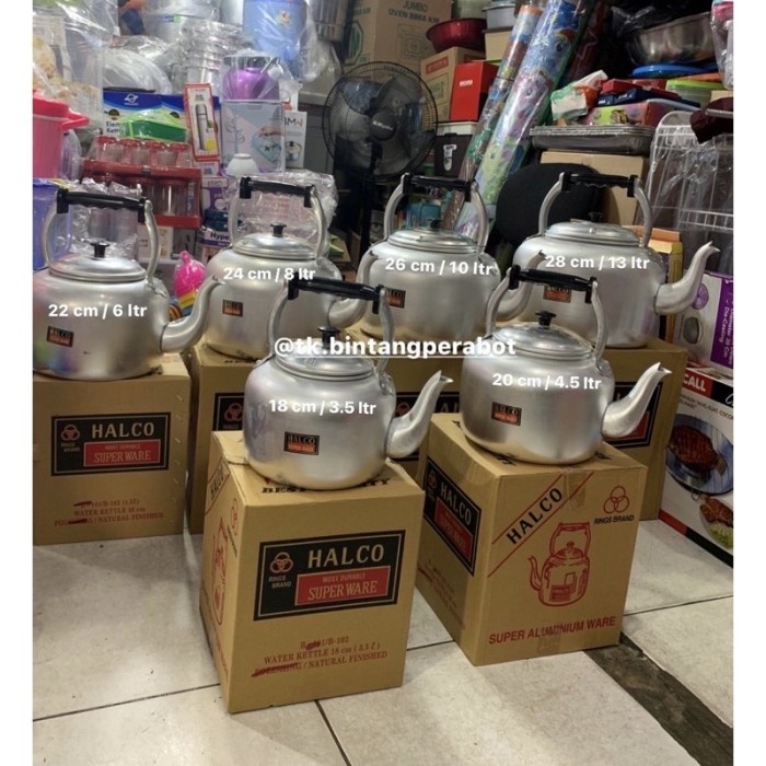 Teko/Ceret/Ketel Halco 18,20,22,24,26,28 cm