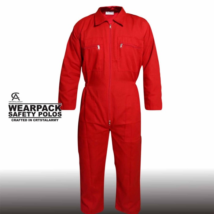 wearpack / baju bengkel / seragam mekanik / wearpack safety / coverall