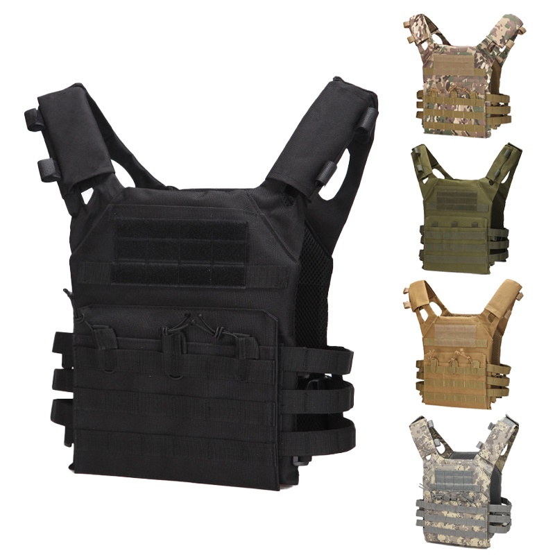 Tactical Vest Waterproof Outdoor Body Armor Lightweight Adjustable Jpc Molle Plate Carrier Hunting