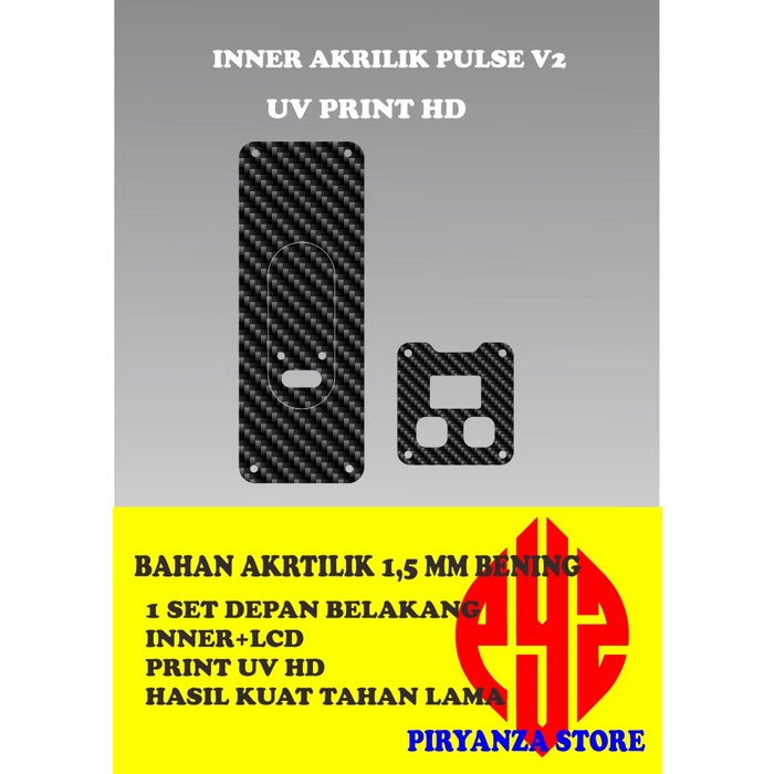 

EKSLUSIF Inner +LCD Akrilik Pulse V2 Fullset Prin UV HD