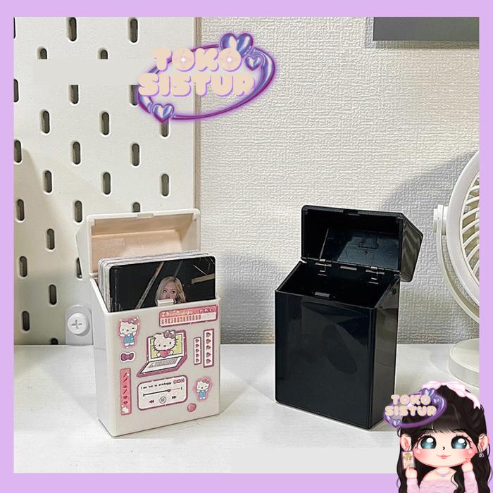 

TERBAIK BUTTON STORAGE KECIL PHOTOCARD AKRILIK SERBAGUNA KOTAK PENYIMPANAN POLOS ORGANIZER LOMOCARD